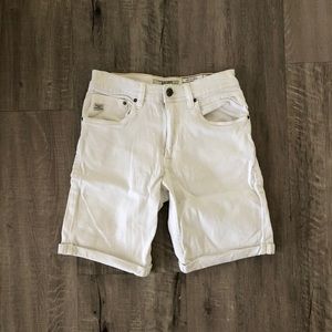 Blend White Jean Shorts